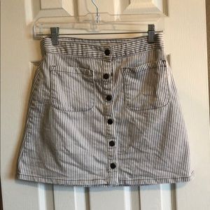 Urban Outfitters striped skirt